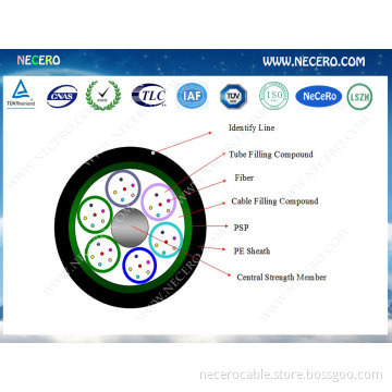 GYTS unitube optic fiber cable